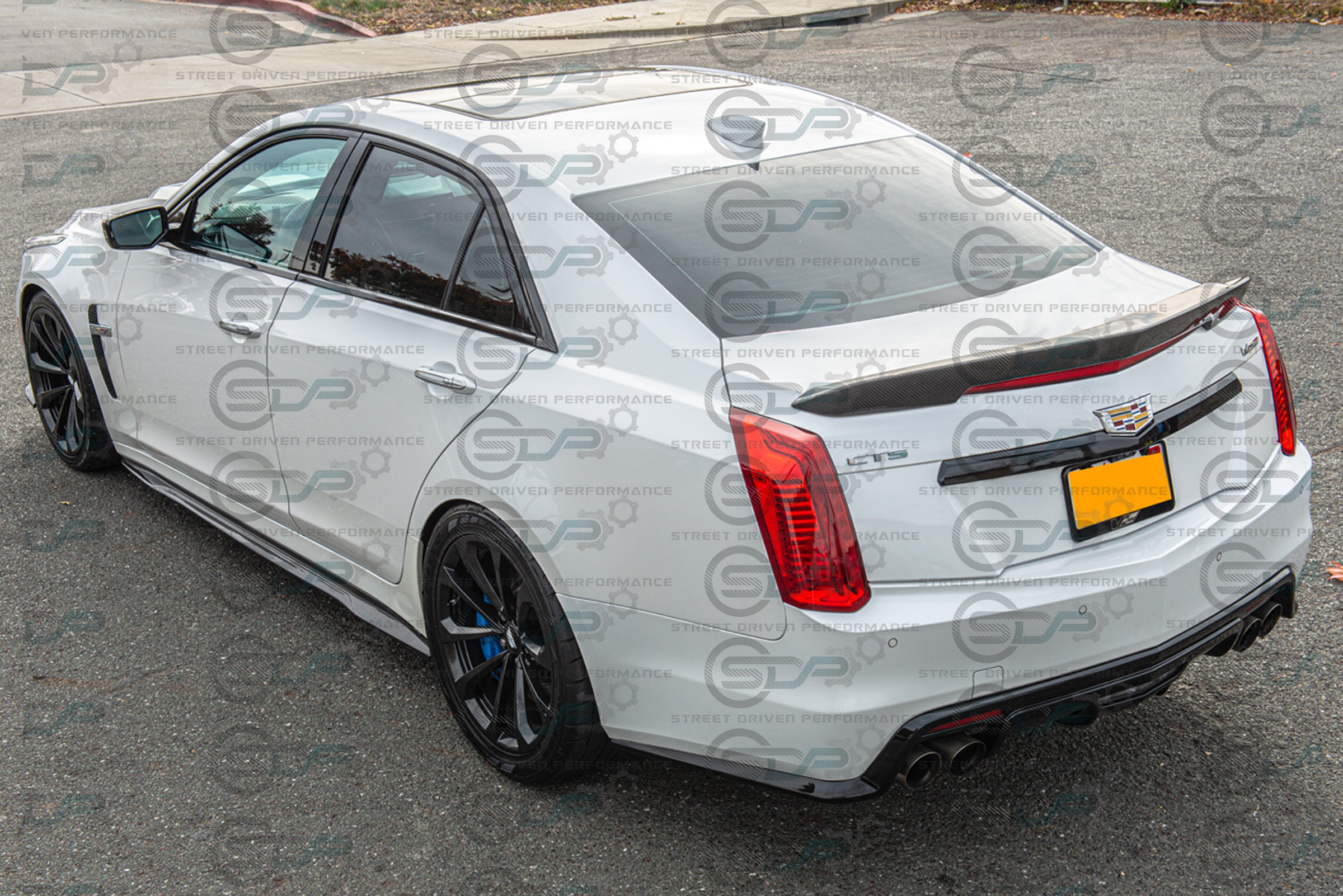 2016-2019 CTS / CTS V-Sport - Carbon Fiber Rear Trunk Lid Spoiler Wing